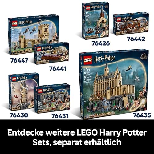 LEGO Harry Potter Die Zauberläden der Winkelgasse - Miniaturstraße zum Ausstellen - 12 Mikrofiguren zum Sammeln, inkl. Harry Potter, Draco Malfoy, Hermine Granger - Geschenk für Erwachsene 76444 thumbnail 8