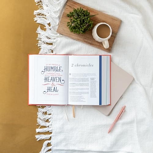CSB She Reads Truth Bible, Poppy Linen, Black Letter, Full-Color Design, Notetaking Space, Devotionals, Reading Plans, Two Ribbon Markers, Sewn Binding, Easy-to-Read Type thumbnail 17