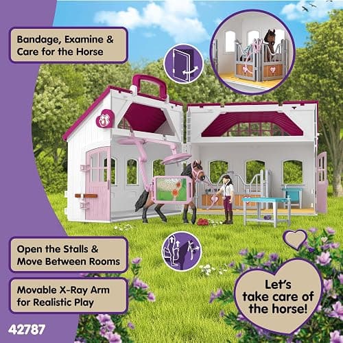 Schleich HORSE CLUB - 64PC Happy Horse Hospital with Figurines - Kids 5+ | 42788 thumbnail 6