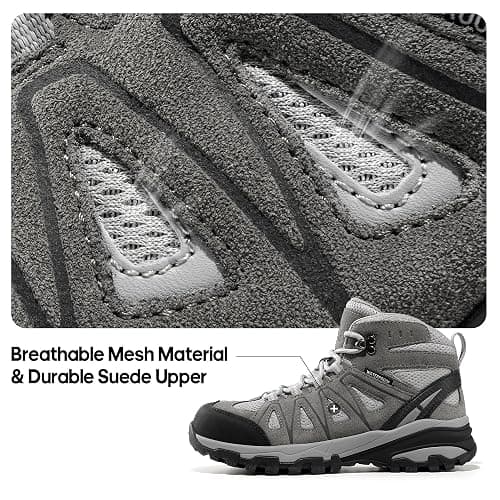 NORTIV 8 Women's Waterproof Hiking Boots Outdoor Trekking Camping Trail Hiking Boot Seeker thumbnail 8