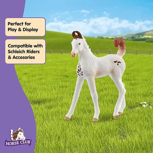 Schleich Horse Club - Marwari Foal - 3" Hand-Painted Collectable, Realistic Toy Horse Figurine for Girls and Boys. Durable Educational Figure for Fun Imaginative Play. Cool Kids Toys Ages 5+ 14896 thumbnail 6