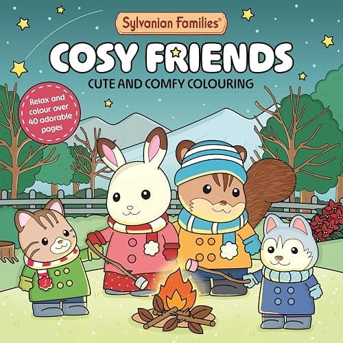 Sylvanian Families Cosy Friends: Cute and Comfy Colouring for All Ages (Sylvanian Families Cosy Colouring) thumbnail 2