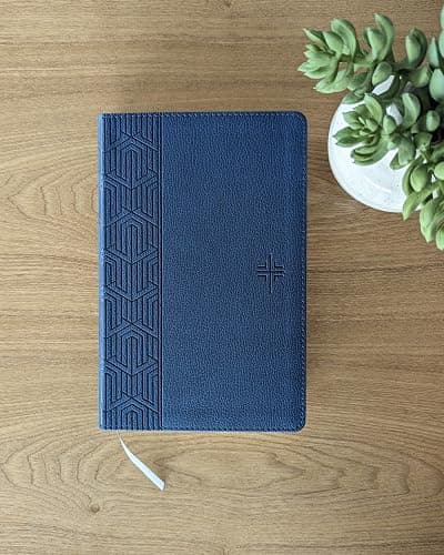 NLT Premium Gift Bible, Filament Enabled, Blue Cross: New Living Translation, Blue Cross, Leatherlike, Premium Gift, Filament Enabled, Red Letter With Ribbon Marker thumbnail 7
