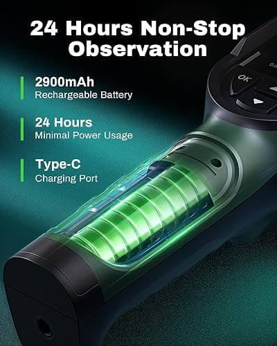 H128 Handheld Thermal Camera, 240 x 240 TISR Resolution, 24h Battery Life Thermal Imaging Camera, 25 Hz Infrared Camera with Temperature Alarm, -4℉~ 842℉ Temp Range, IP65 Protection Level thumbnail 2