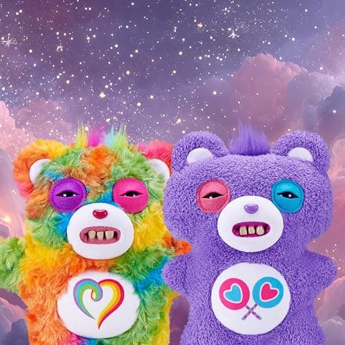 Fuggler Care Bears 9-Inch Plush Toy (Share Bear) by ZURU – Funny Ugly Monster Stuffed Animal with Human-Like Teeth, Collectible Plush for Kids, Tweens, Teens, Adults & Crossover Fans thumbnail 5
