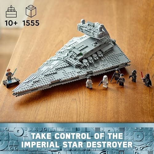 LEGO Star Wars 75394 Imperial Star Destroyer - Starship Building Toy with a Detailed Interior and 7 Minifigures incl. Darth Vader - Birthday Gift for 10+ Year Old Boys and Adult A New Hope Fans thumbnail 4