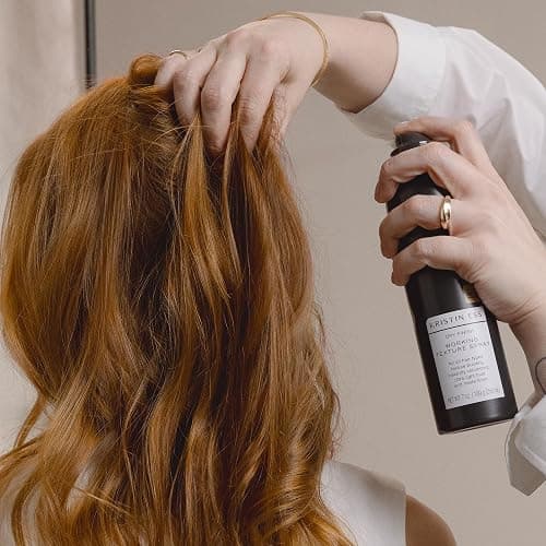 Kristin Ess Dry Texture Hair Spray for Women | Professional Salon | Light Hold Texturizing Styler + Volumizing Hairspray for Curls, Waves + Fine Hair | Soft Matte Finishing | Fresh Pear Fragrance, 7oz thumbnail 4