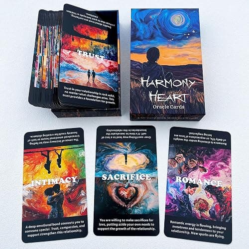 DPEHAKMK Life Situations Oracle Cards, Love and Spiritual Growth Oracle Cards for Beginners, Relationships Oracle Deck, Healing Oracle Deck for Spiritual Development thumbnail 2