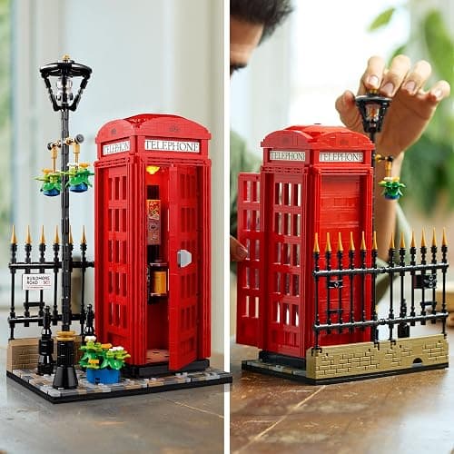 Lego 21347 Idea London Red Public Phone Toy Toy Present Block thumbnail 3