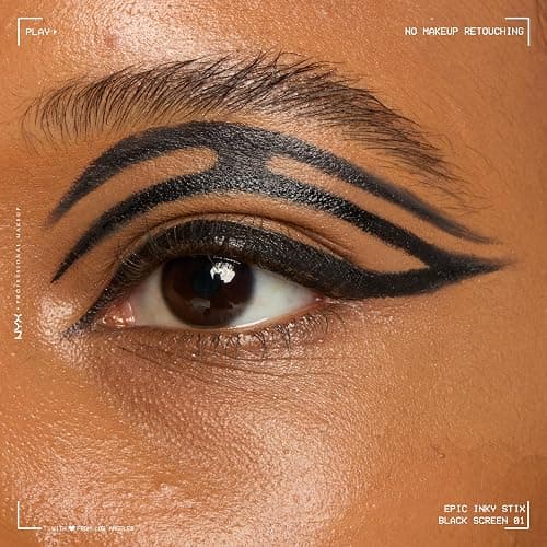 NYX PROFESSIONAL MAKEUP Epic Inky Stix Eyeliner, Mechanical Cream Gel Eyeliner, Waterproof Formula With Up To 24HR Wear - 01 Black Screen (Matte Black) thumbnail 2