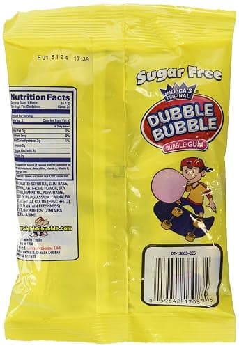Dubble Bubble Sugar Free Gum - 3.25 oz thumbnail 2