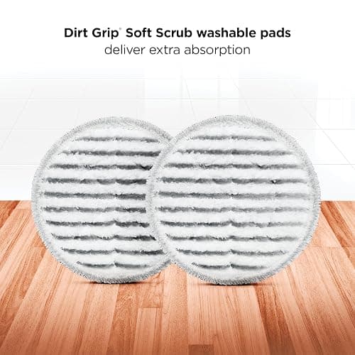 Shark Steam & Scrub All-in-One Scrubbing and Sanitizing Hard Floor Steam Mop, 2 Steam Modes, 2 Dirt Grip Soft Scrub Pads Included, XL Removable Water Tank, Swivel Steering, Teal, S8002BRN thumbnail 7