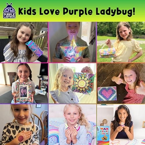 PURPLE LADYBUG Rainbow Holographic Scratch Art Mini Notes - Kids Stocking Stuffers for Teen Girls Gifts Trendy Stuff, Small Gifts for Teens, Tween & Preteen Craft Christmas Gift thumbnail 5