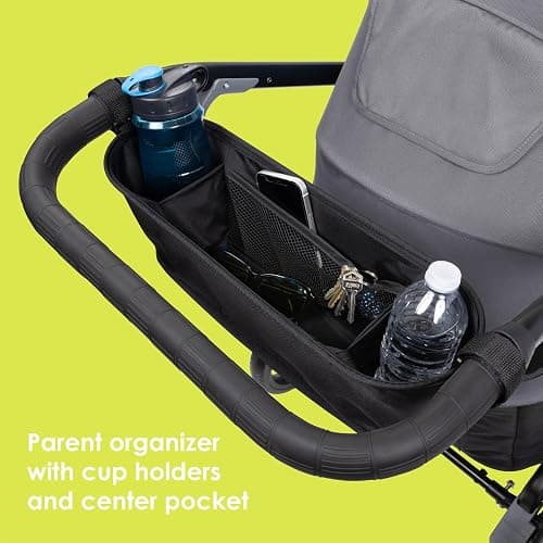 Open Box Baby Trend Navigator 2-in-1 Stroller Wagon, Dash Black thumbnail 6
