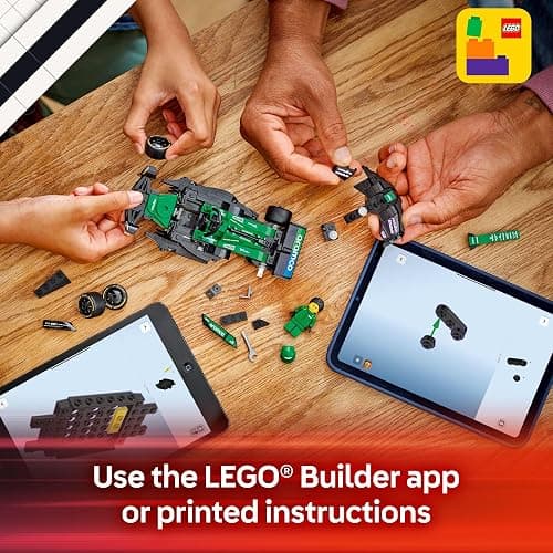 LEGO Speed Champions Aston Martin Aramco F1 AMR24 Race Car Toy - Building Set for Kids, Boys & Girls, Ages 10+ - Toy Car for F1 Fans - Gift Idea for Birthday - 77245 thumbnail 6