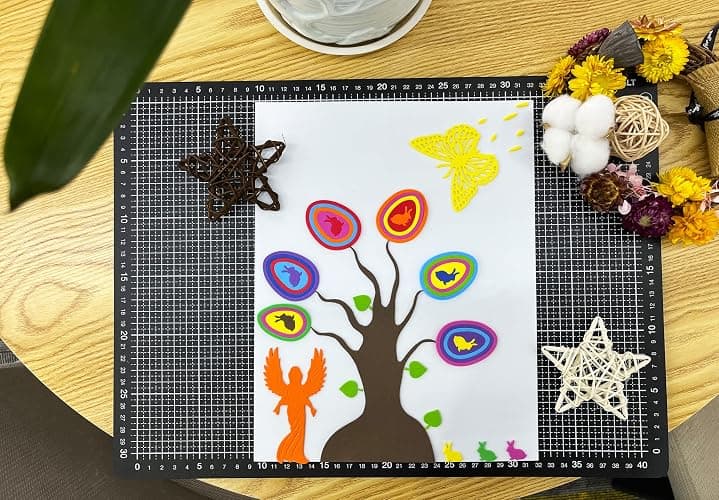 104 Pack Foam Sheets Craft 5.5x8.5 inch Eva Color Foam Paper Set for Crafts Project Preschoolers Classroom Scrapbooking DIY Handcraft by MEARCOOH thumbnail 5