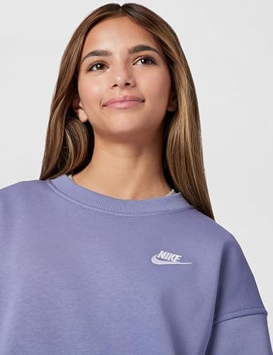 Nike Girls' Sportswear Club Fleece Oversized Sweatshirt thumbnail 2