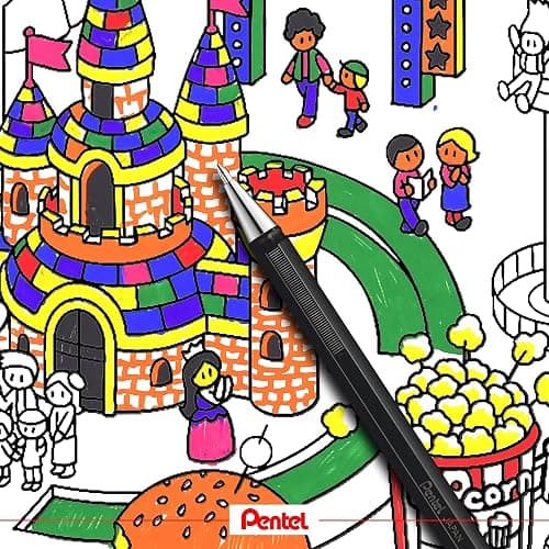 Pentel Mattehop 1.0mm Gel Roller 7pc Wallet - Original Colours thumbnail 13