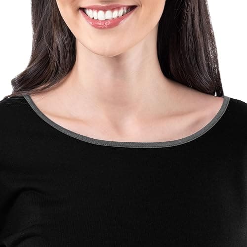 Fruit of the Loom Women's Long Sleeve Tee and Pant 2 Piece Sleep Set thumbnail 3