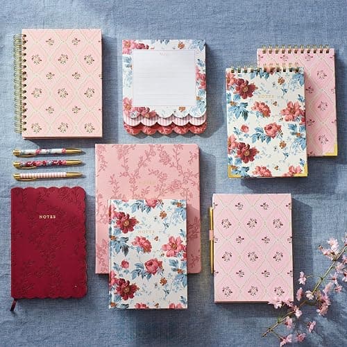 Laura Ashley Writing Journal Notebook 256 Lined Pages Premium Hardcover | Assorted Cover Patterns, Compact Portable Size, Smooth Lined Writing Pages, Sturdy Hardcover Protection, Gift-Ready thumbnail 2