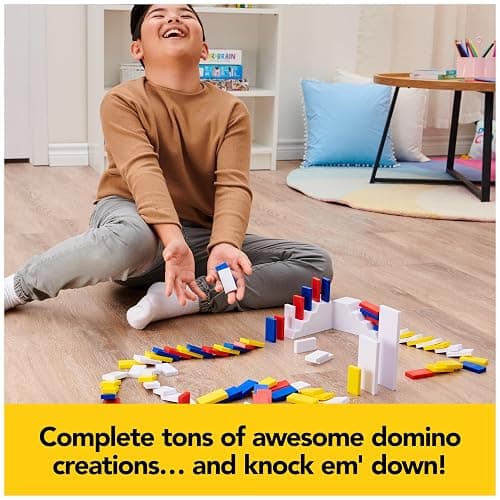 Spin Master Games, Lily Hevesh H5 Domino Creations 100-Piece Dominoes Set, Kids Games, Building Toys, Classic Game, Dominoes for Adults, for Ages 5 & Up thumbnail 6