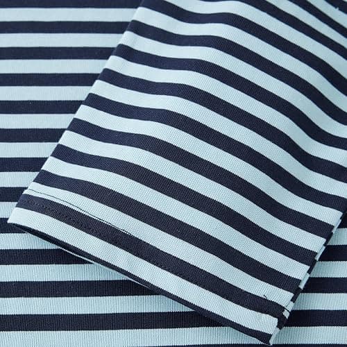 Striped Bloom Long Sleeve Shirt for Women Boxy Tee Top Streetwear | Y2k Oversized Crewneck Stripes Baggy T Shirts Stripe Cropped Drop Shoulder Sweater Sweatshirt Fairy Grunge Crop Tops thumbnail 6