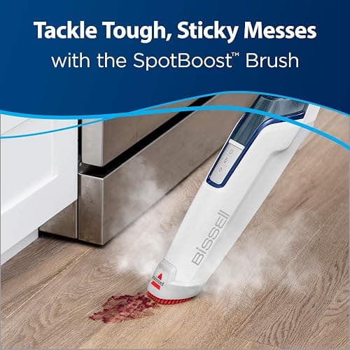 Bissell PowerFresh Deluxe 1806 Steam Mop for Tile, Hardwood & Sealed Floors w/Built‑in SpotBoost Brush, Fast 30‑Second Warm‑Up, Variable Steam Levels, Fresh Scent Discs Compatible thumbnail 3