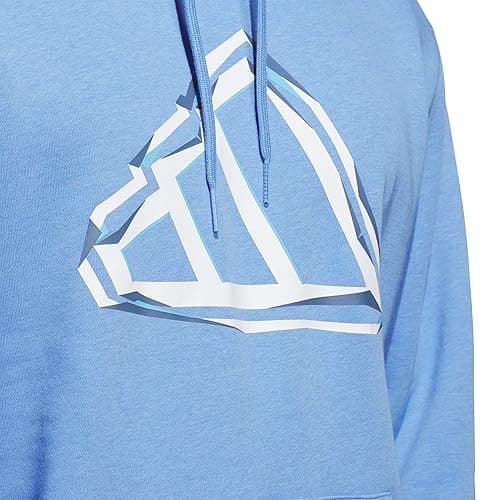 adidas Men's Big Logo Graphic Hoodie thumbnail 6