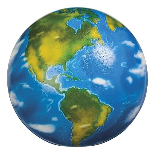 Toysmith Squishy Planet Earth Ball - Earth's Core Squeeze Stress Ball with Layers, Educational Toy thumbnail 2