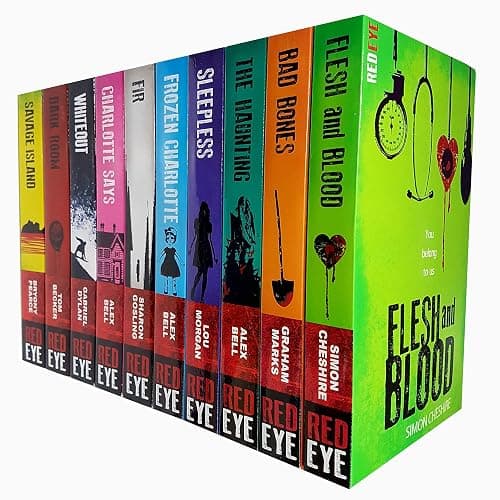 Red Eye Series Collection 10 Books Set (Flesh and Blood , Bad Bones, The Haunting , Sleepless, Frozen Charlotte, Fir , Charlotte Says ,Whiteout, Dark Room ,Savage Island) - Image 1