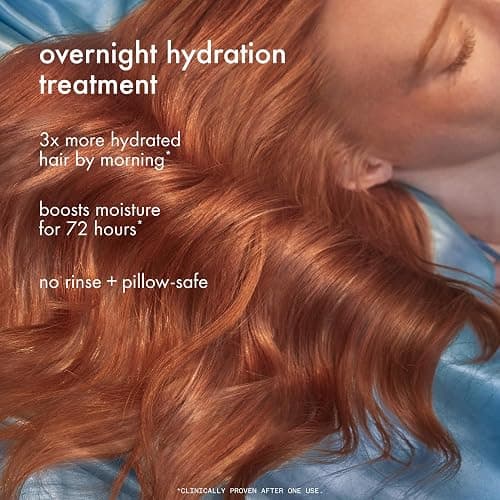 amika dream routine overnight hydrating hair mask | no rinse leave-in treatment for dry hair, ultra-hydrating, with hyaluronic acid for long-lasting moisture thumbnail 2