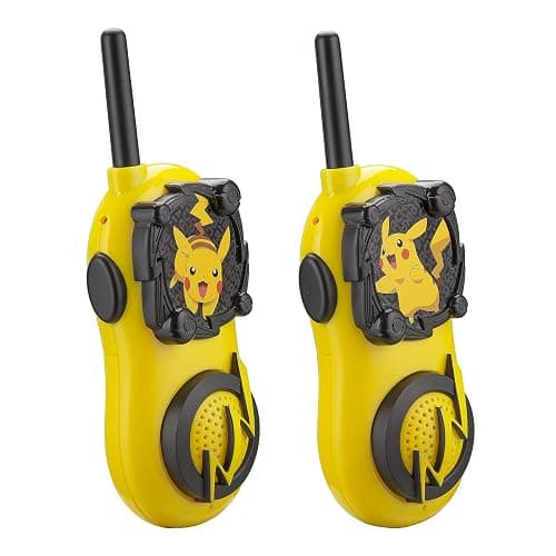 eKids Pokemon Walkie Talkies Pikachu Toys FRS Walkie Talkies for Kids Long Range Static Free Easy to Use For Indoor and Outdoor Games thumbnail 6