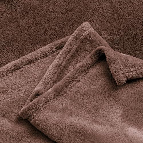 Fleece Blanket Queen Size Brown thumbnail 10