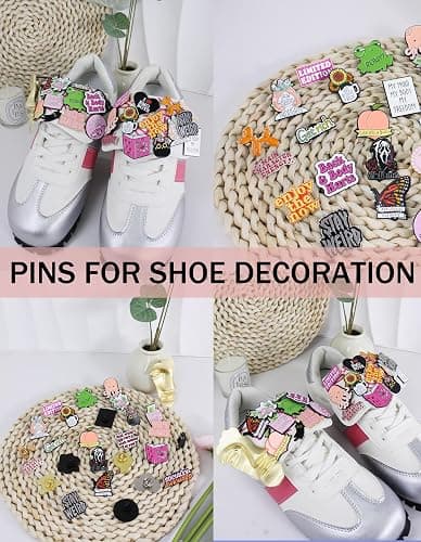 SOWPOPY 30 PCS Positive Enamel Pins Cute Enamel Pins Bulk Aesthetic Hat Pins for Backpacks, Funny Brooch Lapel Pin Set for Women Bags, Landyards, Shoes thumbnail 5