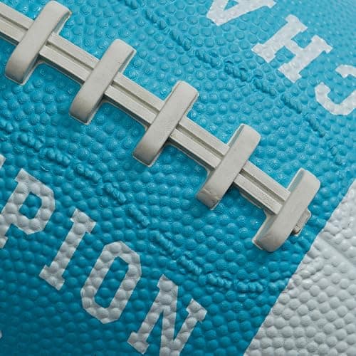 2. Champion Blitz Football, All-Weather Football, Enhanced Grip, Durable Rubber Cover and Molded Laces, for Outdoor Sports & Training, Includes 6 Ball Pump thumbnail 2