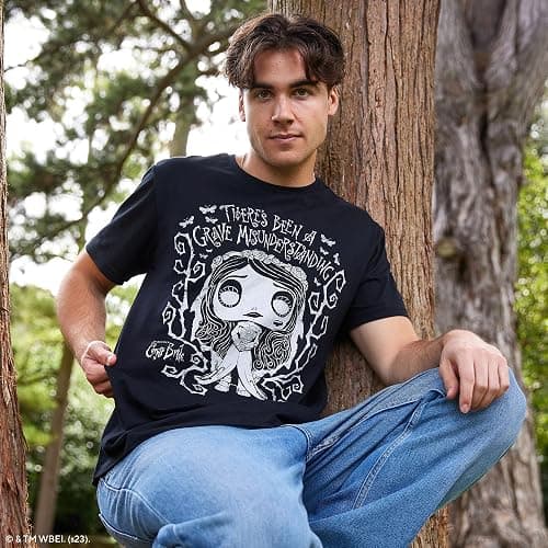 Funko POP! & Tee: Corpse Bride - Emily - Blacklight - Small - (S) - T-Shirt - Clothes with Collectable Vinyl Figure - Gift Idea - Figure and Short Sleeve Top for Adults Unisex Men and Women - Small thumbnail 13