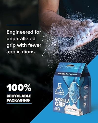 Friction Labs Premium Loose Climbing Chalk - High-Performance Hand Chalk with Superior Grip for Bouldering, Climbing, Weightlifting & More - Long Lasting & Skin Friendly Powdered Chalk thumbnail 6