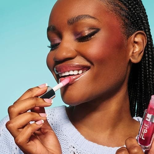 essence | Hydra Kiss Lip Oil | Vegan & Cruelty Free (03 | Pink Champagne) thumbnail 4