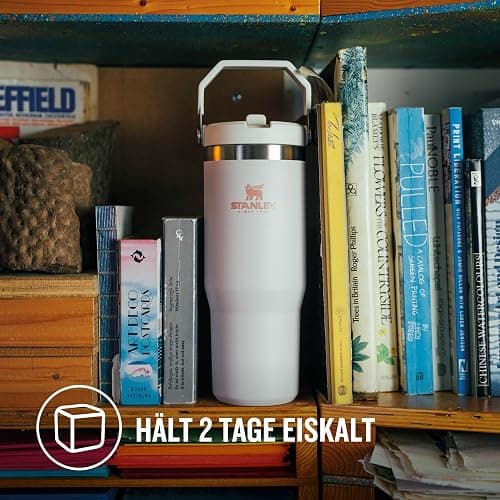 Stanley Flip Straw Tumbler 1.0 Trinkflasche Mit Strohhalm 0.89L - Thermosflasche Hält 12+ Stunden Kalt - Spülmaschinenfest - Sportflasche - Wasserflasche BPA Frei - Rose Quartz thumbnail 5