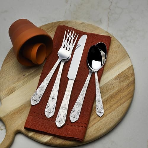 Towle Everyday Pueblo 20-Piece Stainless Steel Flatware Set, Service for 4 thumbnail 2