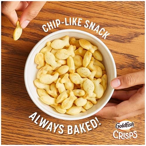 Goldfish Crisps Sour Cream & Onion Baked Chip Cracker Snacks, 6.25 Oz Bag thumbnail 5