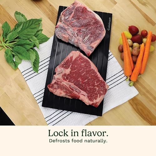 Cuisinart BBQ Defrosting Tray, Conductive Aluminum Rapid Thaw Plate for Frozen Meat, Quick Defrosting Tool that Preserves Natural Flavors, Non Stick Easy to Clean Kitchen Gadget & Grilling Accessories thumbnail 2