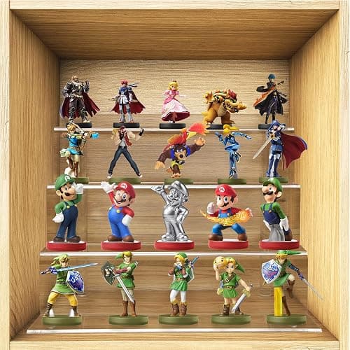 bigantss 9 Inch Acrylic Shelf for Perfume Organizer, 4 Tier Funko POP Shelves, Cologne Organizer Tiered Riser Display Stand, Acrylic Display for Decoration thumbnail 8