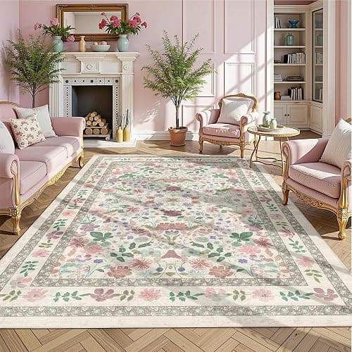 floral area rug ! - Image 1