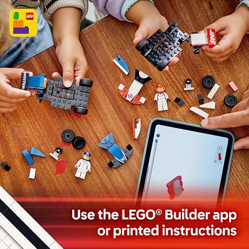 LEGO City F1 Williams Racing & Haas F1 Race Car Toys - Car Building Toy Set for Kids, Boys and Girls, Ages 4+ - F1 Preschool Toy for Fans - Gift Idea for Birthdays - 60464 thumbnail 4
