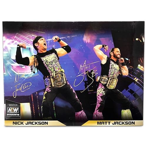 All Elite Wrestling UNRIVALED 2 Pack - The Young Bucks - 6-Inch Matt Jackson and Nick Jackson Figures with Accessories, Multi - Amazon Exclusive - The Young Bucks thumbnail 9