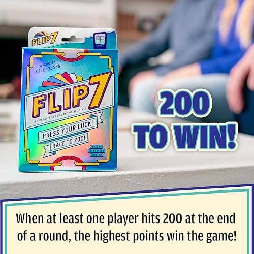 USAOPOLY Flip 7 Card Game, The Ultimate Blend of Press Your Luck Strategy | Fast-Paced Addictive Card Game, Quick to Learn & Easy to Teach, 3+ Players, Ages 8+ thumbnail 9