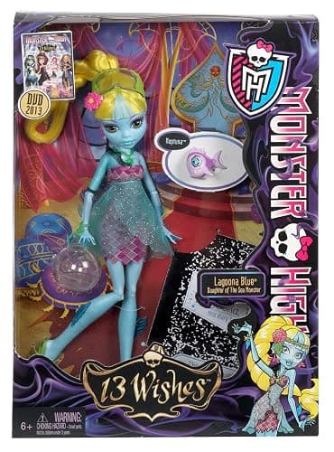 MONSTER HIGH Série *13 WISHES* Series - ASST. Y7707 Poupée Doll LAGOONA BLUE BBV48 thumbnail 6