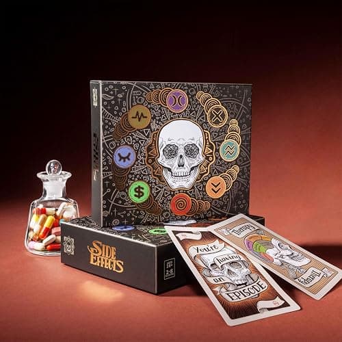 Pillbox Games Side Effects | Strategic Take that Card Game of Therapy, Medication, Disorder Cards & Chaotic Interaction | Stylish Art Game for 2–8 Players Ages 14+ | 10–30 Minute Playtime thumbnail 4
