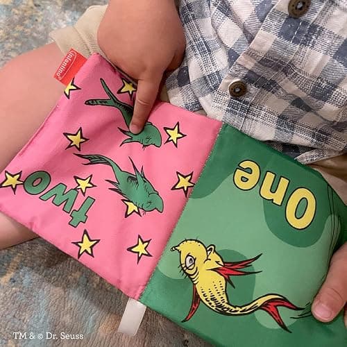 Infantino Soft Activity Books Dr. Seuss One Fish & Green Eggs, 2-Pack thumbnail 7